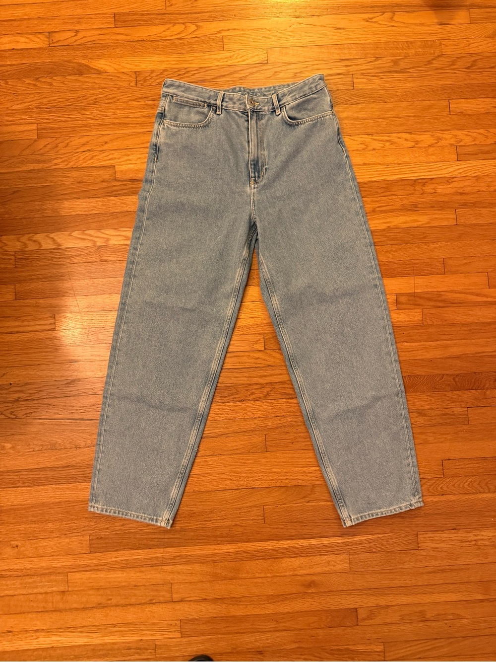 COS Blue Women's Ankle-Cropped Straight Jeans